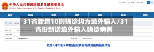 31省新增10例确诊均为境外输入/31省份新增境外输入确诊病例-第2张图片