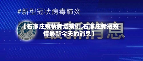 【石家庄疫情新增病例,石家庄新冠疫情最新今天的消息】-第3张图片