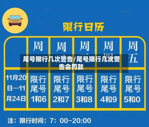 尾号限行几次警告/尾号限行几次警告会罚款-第2张图片