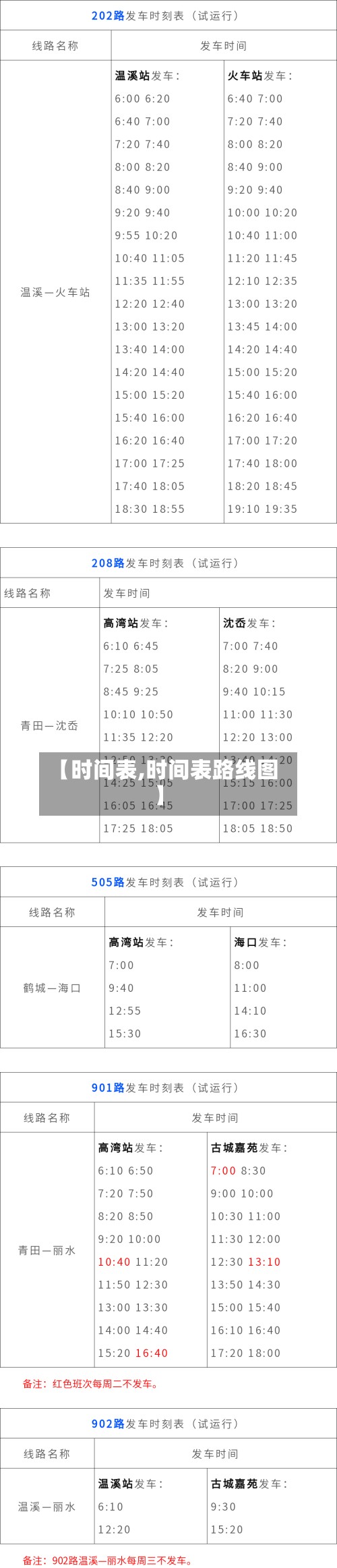【时间表,时间表路线图】