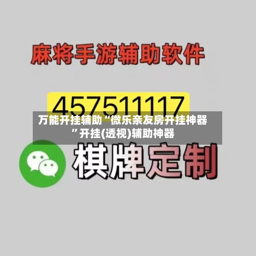 万能开挂辅助“微乐亲友房开挂神器	”开挂(透视)辅助神器-第2张图片