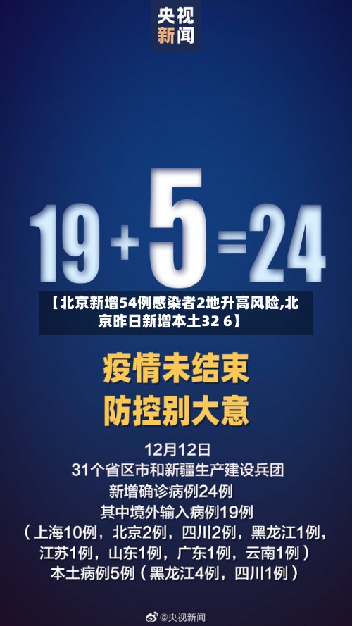 【北京新增54例感染者2地升高风险,北京昨日新增本土32 6】-第2张图片
